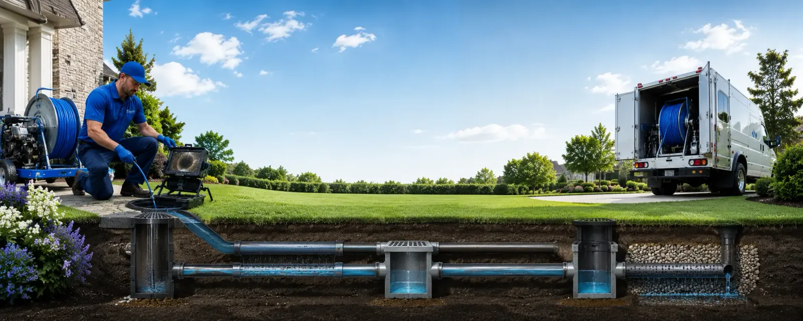 Outdoor drain cleaning information for Lacombe, LA